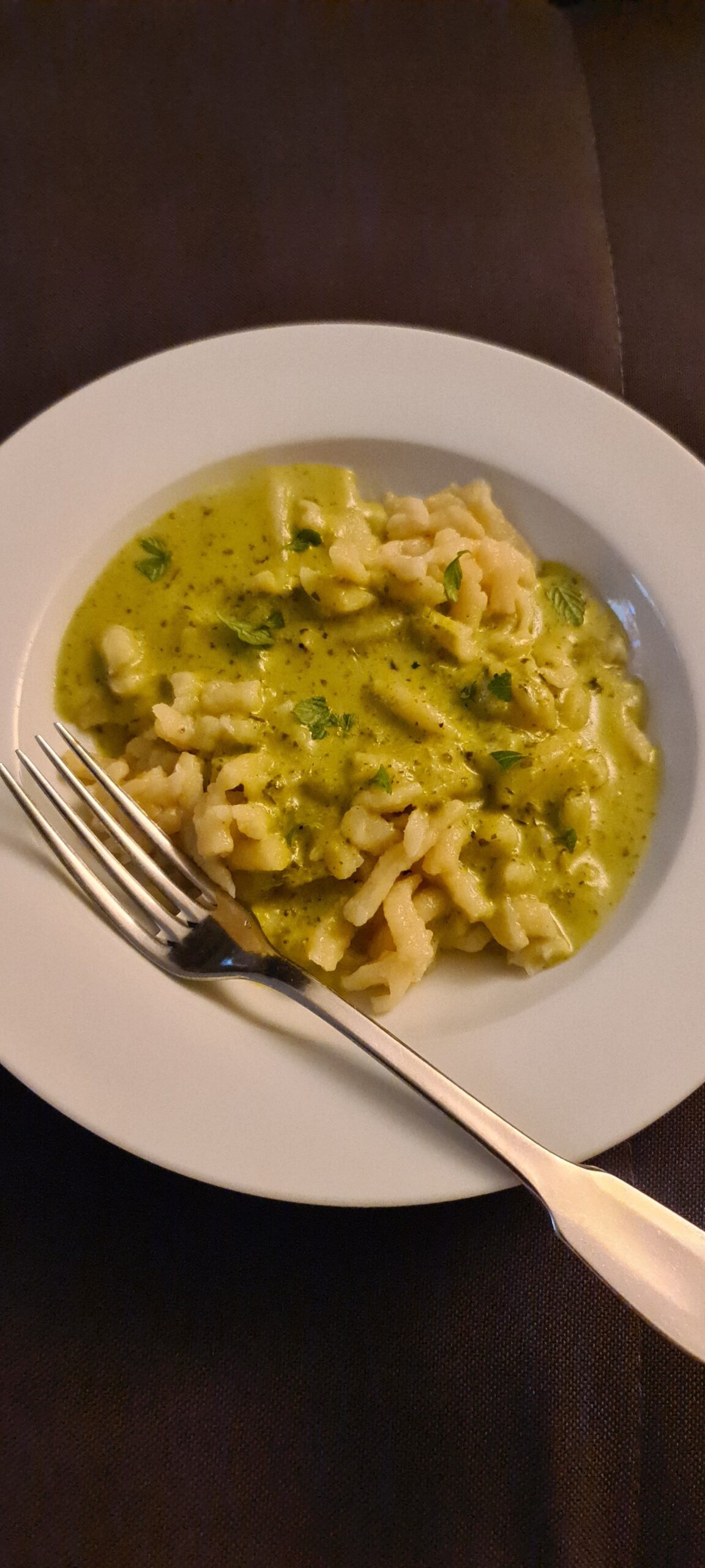 Spätzle a la Pesto Verde mit Jiaogulan