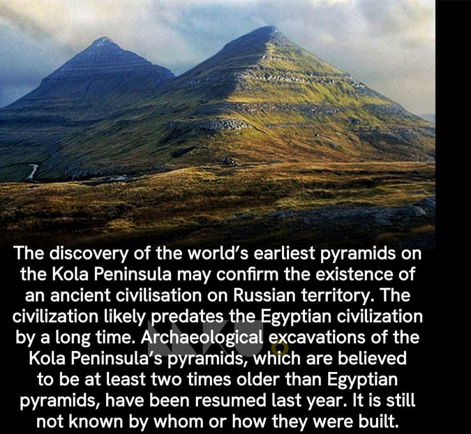 Die Pyramiden von Kola Peninsula ...