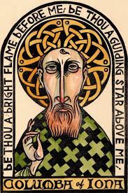 Der heilige Columba von Iona